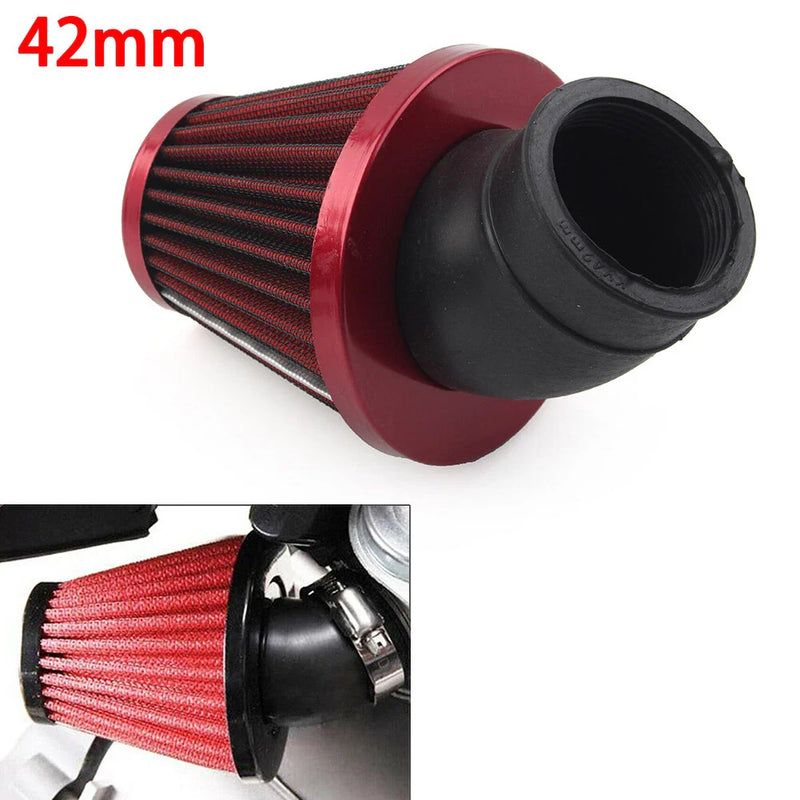 Motorcycle - Stainless Steel 42mm Air Intake Filter Cleaner
