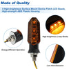 Turn Signal Assembly Motorcycle Blinkers with Bright Orange Housing