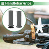 Motorcycle 7/8" 22mm Hand Grips TPU Gray