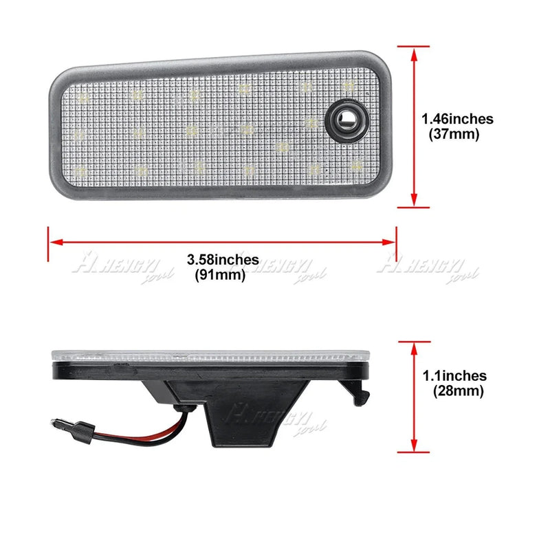 Hyundai Azera Santa Fe 2x White LED LP Light (2006–2011; 2013–2018)