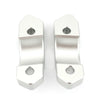 BMW R1300GS 15mm Silver Aluminum Handlebar Risers (2023-2024)