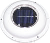 Caravan / Boat White Plastic Low Profile Solar Vent Exhaust & Intake