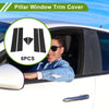 Chevy Trailblazer (2021 - 2024) Black 6 x Pillar Window Trim