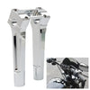 Harley Dyna M8 Softail Street Bob 8" Chrome Pullback Handlebar Riser (18-21)