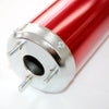 110cc Dinosaur Style Quad ATV Twin Exhaust Pipe + RED Alloy Mufflers