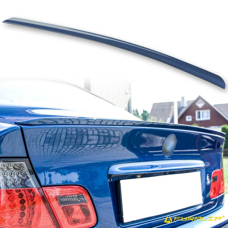 BMW 3 Series E46 Coupe & M3 Blue Boot Lip Spoiler (1998-2006)