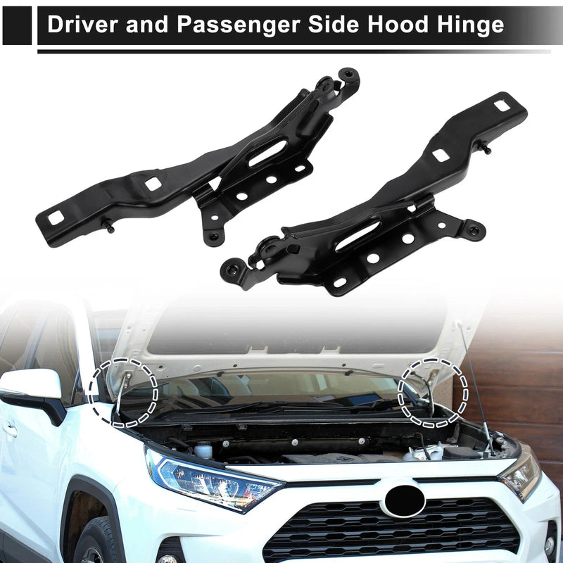 Ford F-150 2015-2020 Front Bonnet Bracket 2 x Covers Hood Hinges