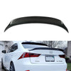 Carbon Fiber Rear Trunk Spoiler Wing Lip Fit 2014-2020 Lexus IS250 IS350 F-Sport