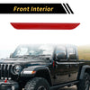 Jeep Wrangler JL JLU (2018-2024) Red Passenger Side Seat Handle Trim