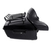 Harley Touring Black King Trunk Pad Mount Rack (2014-2025)