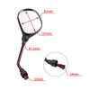 Polaris Honda Kawasaki ATV Motorcycle Side Rear View Mirror 10mm