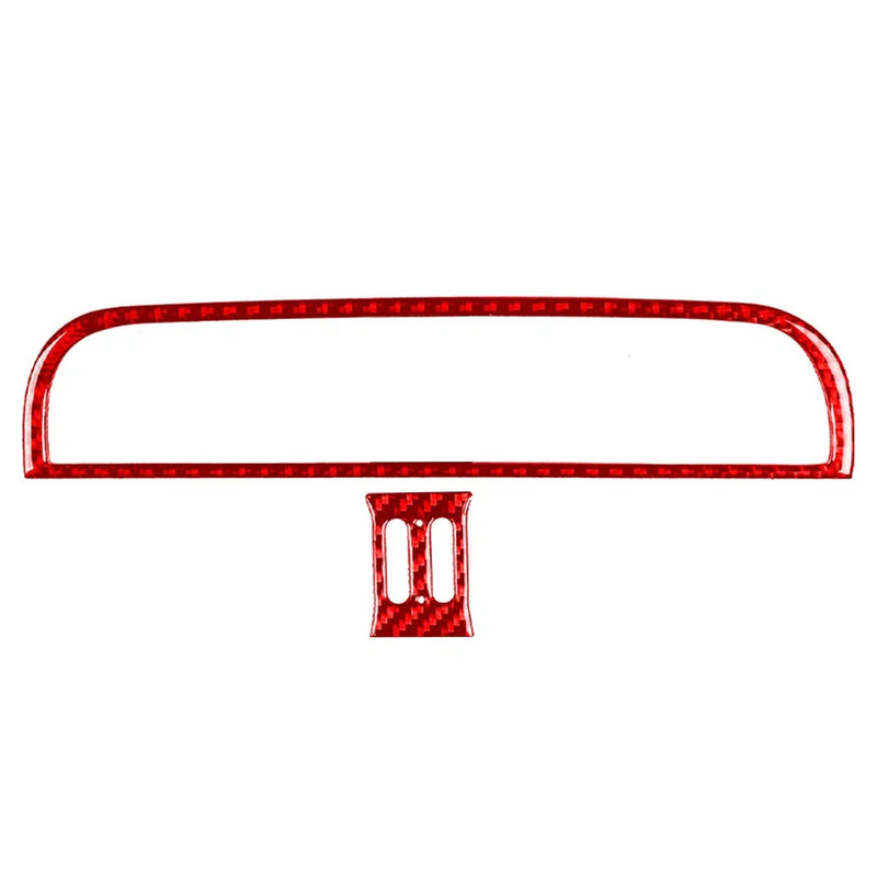 Fiat 500 Red Center Console Air Vent Outlet Panel Cover Trim (2012-2015)