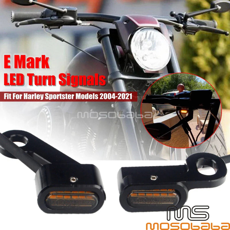 Harley Sportster XL LED Turn Signal Indicator Lights