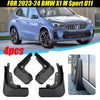 BMW X1 2 x Front Rear Splash Guard Mud Flap Fender Protector (2023–2024)