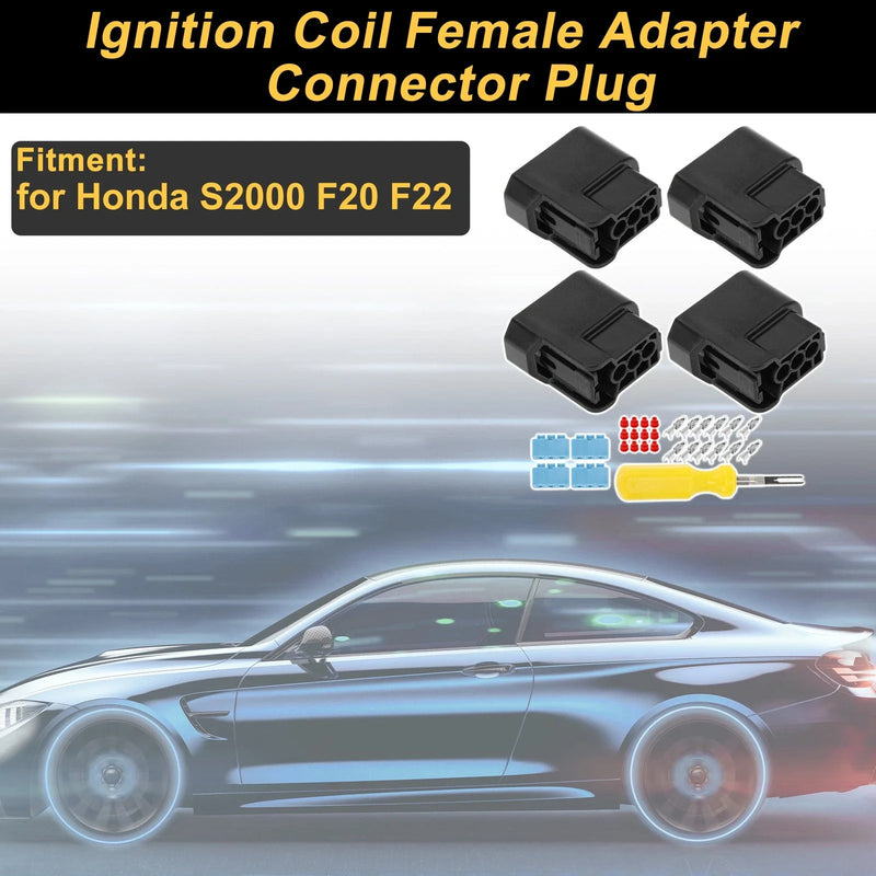 Honda S2000 4 x Ignition Coil Connector Plugs (2000-2009)