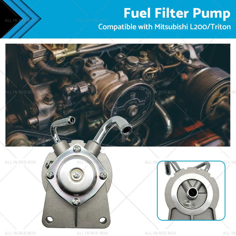 Mitsubishi Triton ML MN Diesel Fuel Filter Primer Pump (2005-2015)