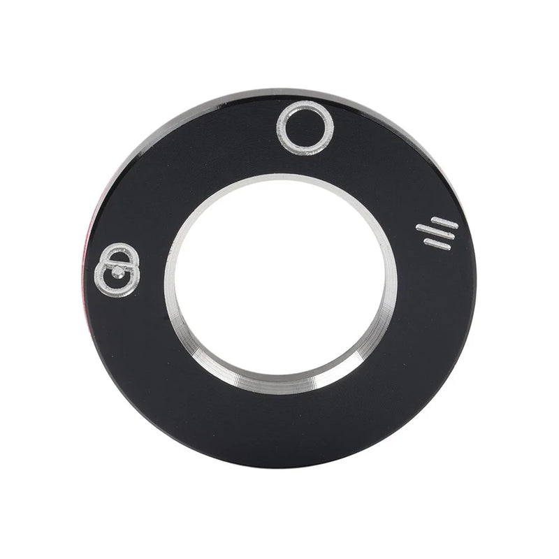 Vespa LX LXV S ET4 GTS GTV Black Ignition Switch Lock Trim Ring Cover (2006-2023)