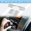 Mercedes-Benz Multimedia Radio Button Cover Sticker