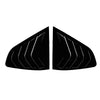 BMW X4 Gloss Black Rear Window Quarter Louvers Covers (2018–2024)