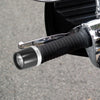 Motorcycle Silver Tone 2 x 18mm Handlebar End Caps Plug CNC Aluminum Alloy