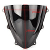 Suzuki GSXR600 GSXR750 2011-2023 Windshield Deflector ( Clear)