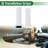 Motorcycle Motorcycle Hand Grips Cover Kit TPU White Square