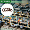 Oil Seal 22.4x30.4x4.5mm Brown 5 Pcs