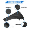 Ford Explorer 2011-2019 Black Front Rear Splash Guards Mud Flaps