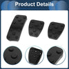 Subaru Forester (2006-2018) Black 3 x Foot Accelerator Pedal Covers