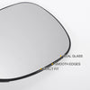 Honda Civic Left Side Heated White Mirror Glass (2005-2012)