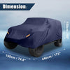 Jeep Wrangler JK JL 2 Door 2007-2021 Waterproof Navy Blue SUV Car Cover