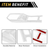 Jeep Wrangler JL JLU (2018-2024) White 4WD Gear Shift Panel Cover Trim