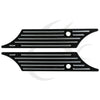 Harley Street Electra Glide Black Saddlebag Latch Covers (1993-2013)