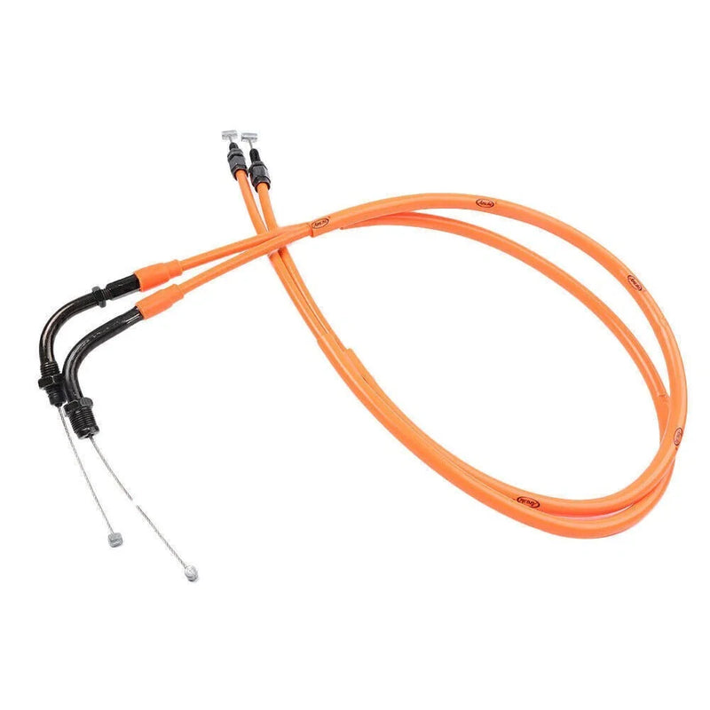 Honda CB400 VTEC Throttle Cable Wire Line Orange (1999-2016)
