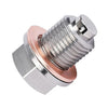Car M12x1.5mm Magnetic Oil Sump Drain Plug & Copper Washer