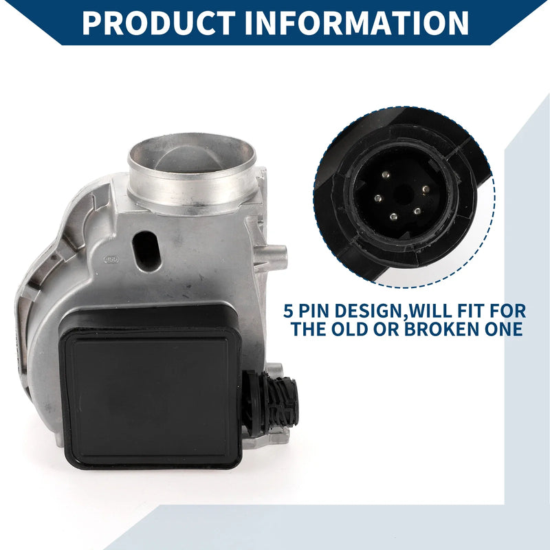 BMW E30 E36 E34 Black 1 Pcs Mass Air Flow Sensor Assembly