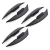 Universal Models Black Motorcycle Fairing Winglets Side Spoiler Deflectors