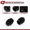 Car Mini Bullet Style Tire Valve Stem Caps Dust Covers Black (All Years)