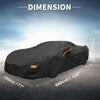 Chevrolet Corvette Aluminum Film Waterproof Car Cover with Driver Zipper