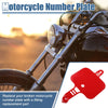 Honda XR CRF XR50 CRF50 50cc 70cc Motorcycle Number Plate Replacement (2000-2023)