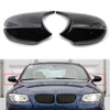 BMW E90 3 Series Gloss Black Side Rear Mirror Cover Caps (2009-2011)