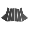 Chevy Captiva 6 Pcs Carbon Fiber Pillar Window Trim (2019-2023)