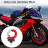 Motorcycles 1x Round Shape Aluminum Alloy Motorcycle Hanging Hook