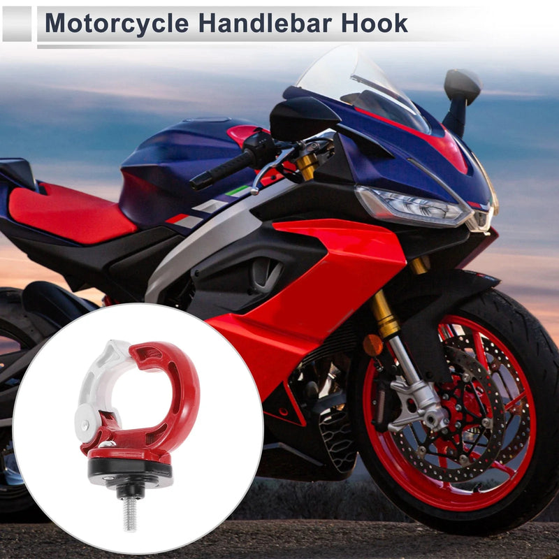 Motorcycles 1x Round Shape Aluminum Alloy Motorcycle Hanging Hook