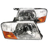 Mitsubishi Pajero Chrome Headlights Pair LH+RH (2002 - 2006)