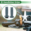 Motorcycle Handlebar Grips / 7/8" 22mm / Cover Kit TPU Gray Blue