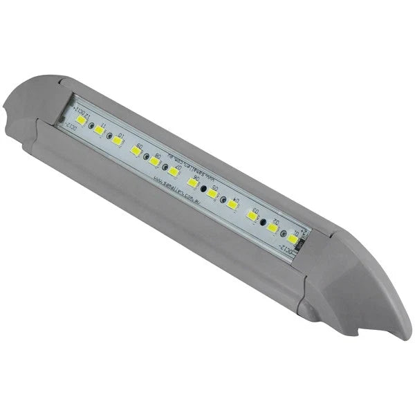 Waterproof LED Light Cool White 12V Boat Caravan Awning 400 Lumen Grey
