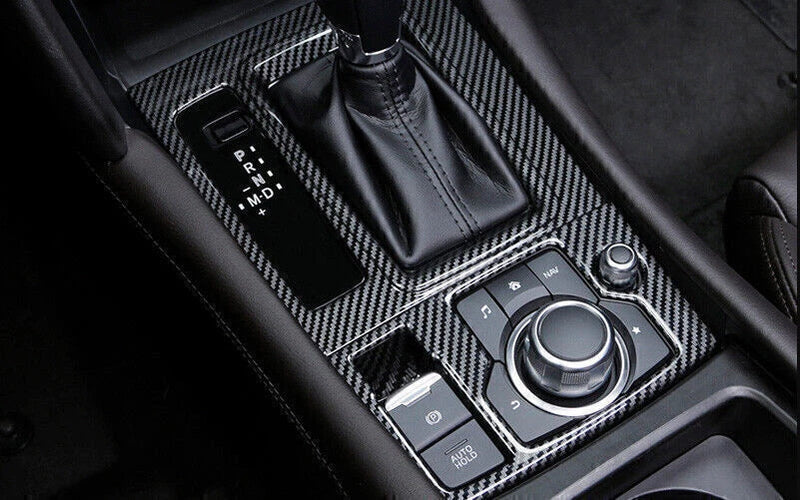 Mazda 3 Axela Carbon Fiber Center Console Gear Shift Frame Trim (2017–2018)