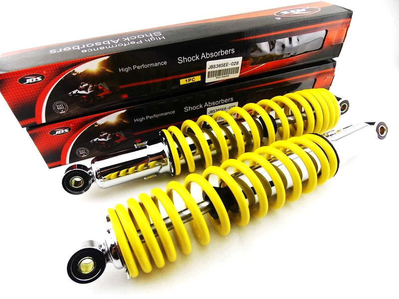 Kawasaki F5 350 Bighorn 365mm JBS Yellow/Chrome Shock Absorbers