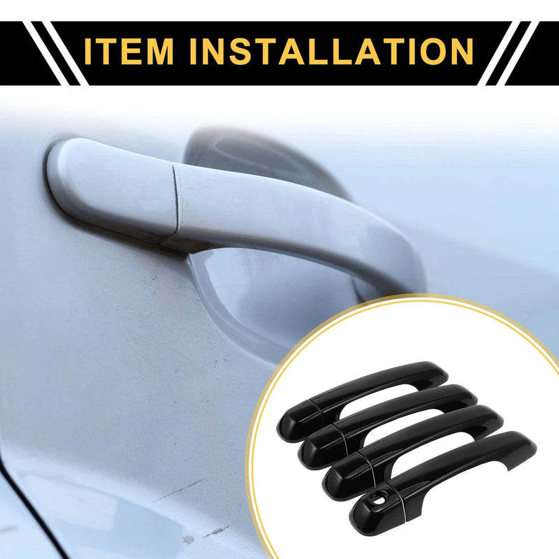 Toyota 4Runner 4pcs Black Exterior Door Handle Covers (2010-2019)